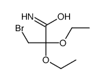 3-bromo-2,2-diethoxypropanamide Structure