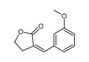 3-[(3-methoxyphenyl)methylidene]oxolan-2-one结构式