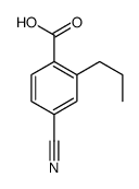 4-cyano-2-propylbenzoic acid结构式