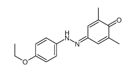 4-[(4-ethoxyphenyl)hydrazinylidene]-2,6-dimethylcyclohexa-2,5-dien-1-one结构式