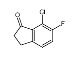 7-Chloro-6-fluoro-2,3-dihydro-1H-inden-1-one Structure