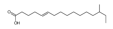 14-methylhexadec-5-enoic acid结构式