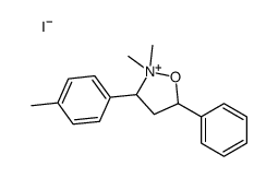 2,2-dimethyl-3-(4-methylphenyl)-5-phenyl-1,2-oxazolidin-2-ium,iodide Structure