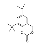 (3,5-ditert-butylphenyl)methyl carbonochloridate结构式