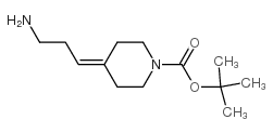 tert-butyl 4-(3-aminopropylidene)piperidine-1-carboxylate Structure