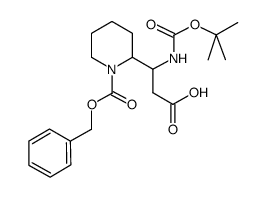 3-BOC-AMINO-3-(2'-CBZ)PIPERIDINEPROPIONIC ACID Structure