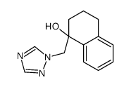 1-(1,2,4-triazol-1-ylmethyl)-3,4-dihydro-2H-naphthalen-1-ol结构式