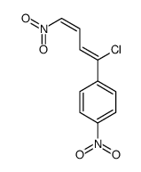 1-(1-chloro-4-nitrobuta-1,3-dienyl)-4-nitrobenzene结构式