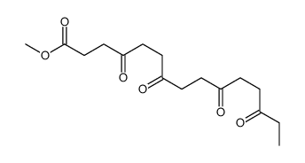 methyl 4,7,10,13-tetraoxopentadecanoate Structure