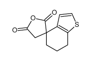 6,7-Dihydro-spiro(benzo(b)thiophen-4(5H),3'(2'H)-furan)-2',5'(4'H)-dion结构式