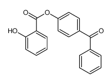 (4-benzoylphenyl) 2-hydroxybenzoate Structure