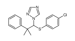 1-[1-(4-chlorophenyl)sulfanyl-2-methyl-2-phenylpropyl]-1,2,4-triazole Structure