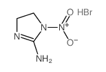 1-nitro-4,5-dihydroimidazol-2-amine结构式