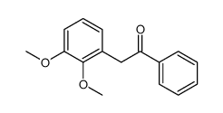 2-(2,3-dimethoxyphenyl)-1-phenylethanone结构式