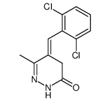 5-[1-(2,6-Dichloro-phenyl)-meth-(E)-ylidene]-6-methyl-4,5-dihydro-2H-pyridazin-3-one Structure