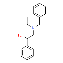 2-[benzyl(ethyl)amino]-1-phenylethanol Structure