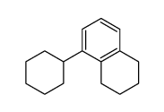 5-cyclohexyl-1,2,3,4-tetrahydronaphthalene结构式