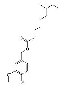 (4-hydroxy-3-methoxyphenyl)methyl 7-methylnonanoate Structure