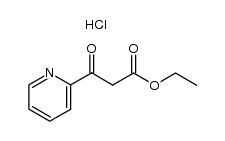 3-Oxo-3-[2]pyridyl-propionsaeure-aethylester, Hydrochlorid结构式