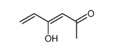 3,5-Hexadien-2-one, 4-hydroxy- (9CI)结构式