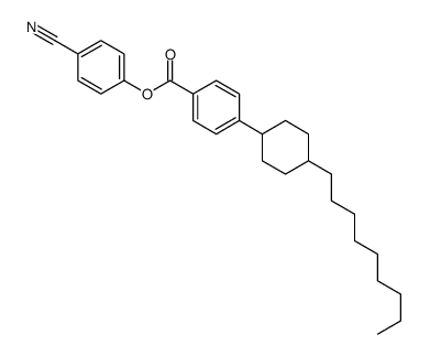 (4-cyanophenyl) 4-(4-nonylcyclohexyl)benzoate Structure