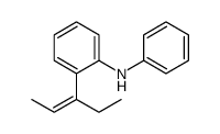 2-pent-2-en-3-yl-N-phenylaniline Structure