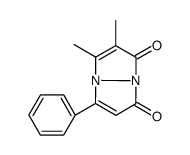 6,7-dimethyl-1-phenylpyrazolo[1,2-a]pyrazole-3,5-dione Structure