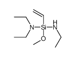 N-(diethylamino-ethenyl-methoxysilyl)ethanamine结构式