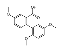 2-(2,5-dimethoxyphenyl)-5-methoxybenzoic acid Structure