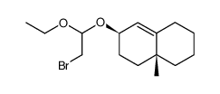 2-<(2-bromo-1-ethoxyethyl)oxy>-4a-methyl-2,3,4,4a,5,6,7,8-octahydronaphthalene Structure