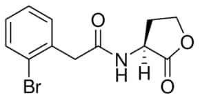 2-bromo-N-[(3S)-tetrahydro-2-oxo-3-furanyl]-Benzeneacetamide Structure