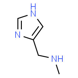 1-(1H-咪唑-5-基)-N-甲基甲胺结构式