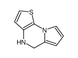 (9CI)-4,5-二氢吡咯并[1,2-a]噻吩并[3,2-e]吡嗪结构式