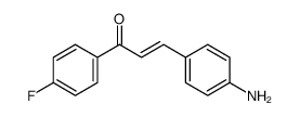2-Propen-1-one, 3-(4-aminophenyl)-1-(4-fluorophenyl)-, (2E)结构式