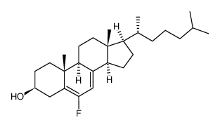 6-fluoro-7-dehydrocholesterol Structure