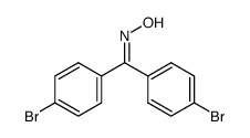 4,4'-dibromo-benzophenone oxime结构式
