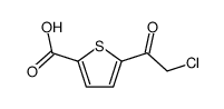 2-Thiophenecarboxylic acid, 5-(chloroacetyl)- (9CI) Structure