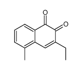 3-Ethyl-5-methyl-[1,2]naphthoquinone结构式