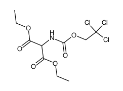 diethyl 2-<<(2,2,2-trichloroethoxy)carbonyl>amino>malonate Structure