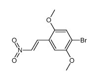 4-bromo-2,5-dimethoxy-β-nitrostyrene Structure