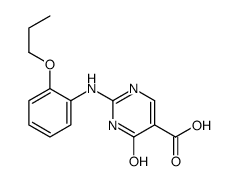 6-oxo-2-(2-propoxyanilino)-1H-pyrimidine-5-carboxylic acid Structure