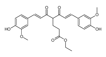4-Ethoxycarbonylethyl curcumin Structure