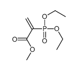 methyl 2-diethoxyphosphorylprop-2-enoate结构式