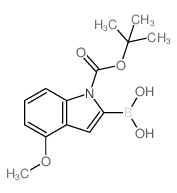 (1-(叔丁氧基羰基)-4-甲氧基-1H-吲哚-2-基)硼酸图片