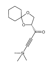 1-(1,4-dioxaspiro[4.5]dec-2-yl)-3-trimethylsilanylpropynone Structure