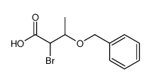 3-benzyloxy-2-bromo-butyric acid结构式