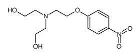bis-(2-hydroxy-ethyl)-[2-(4-nitro-phenoxy)-ethyl]-amine Structure