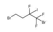 1,4-dibromo-2-iodo-1,1,2-trifluorobutane结构式