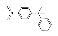 dimethyl(4-nitrophenyl)phenylsilane Structure