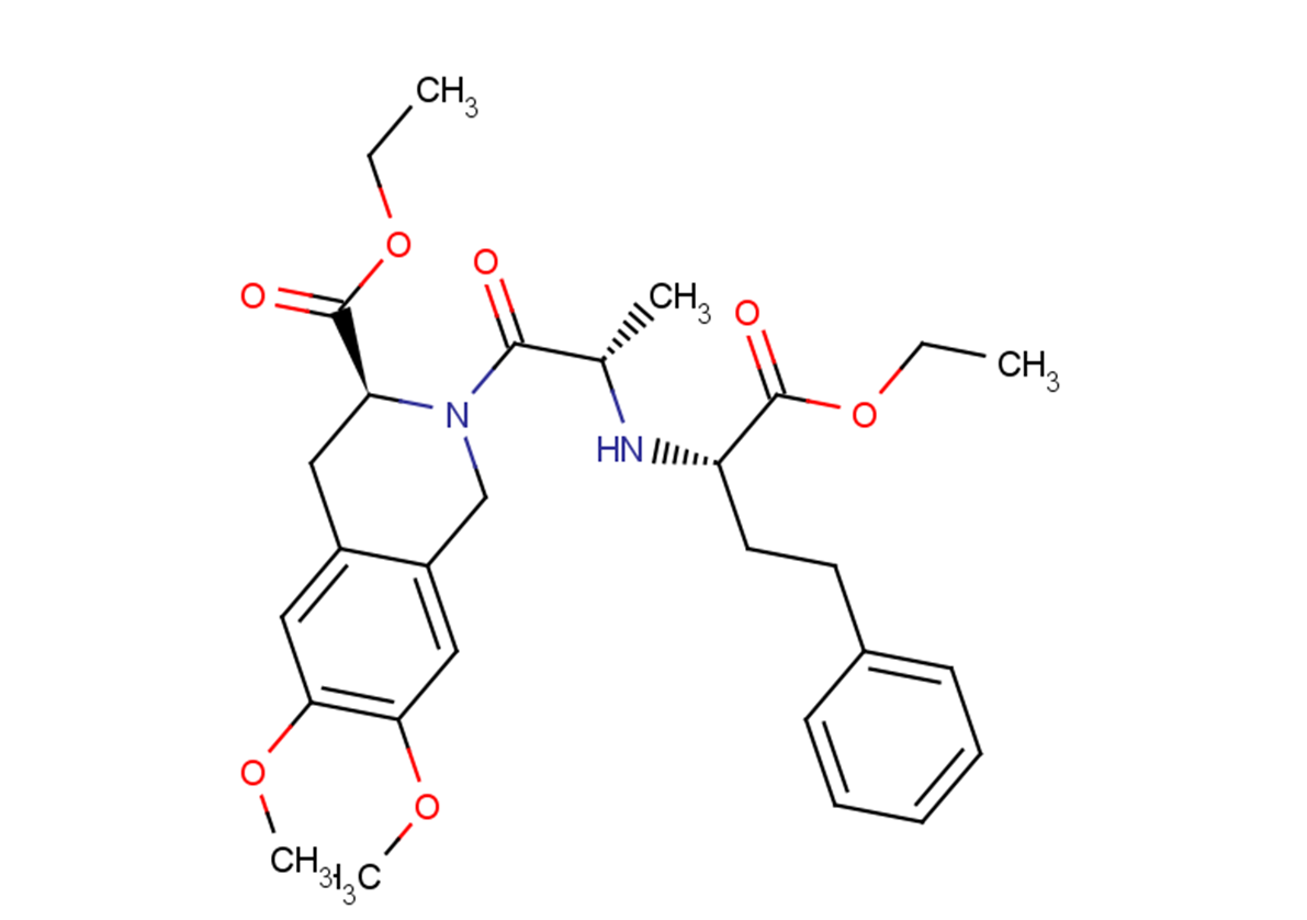 Moexipril ethyl ester Structure